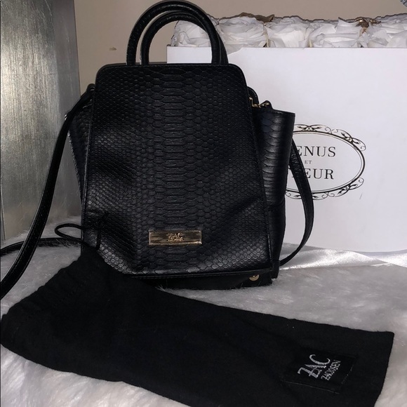 ZAC POSEN snake embossed leather mini crossbody - Picture 6 of 6